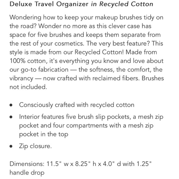 VERA BRADLEY Deluxe Travel organizer. NWT - Picture 11 of 14